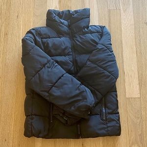 Black Puffer/Puffy Jacket